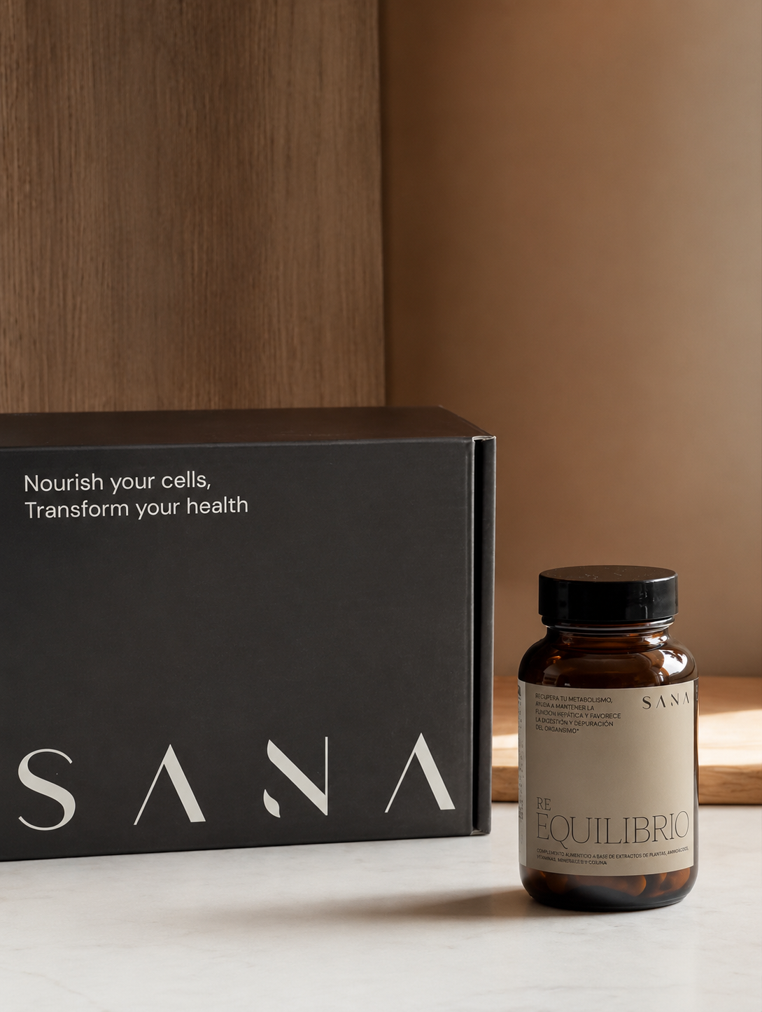 Caja de suplemento de SANA Nutrients pedido