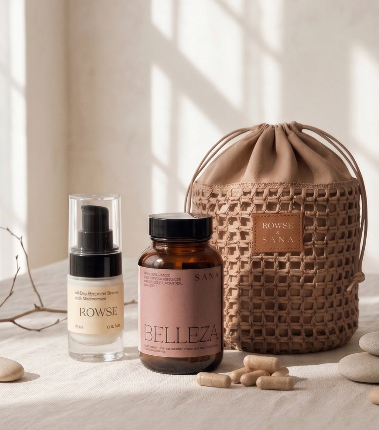 Dúo Belleza Integral ROWSE × SANA® | Belleza desde dentro y por fuera